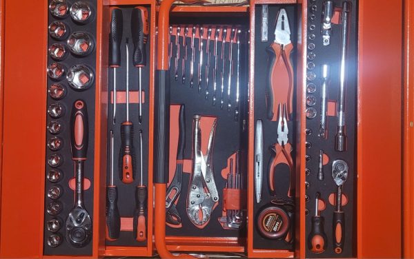 90 piece 5 Tier Cantilever Toolbox full of Tools - Image 6