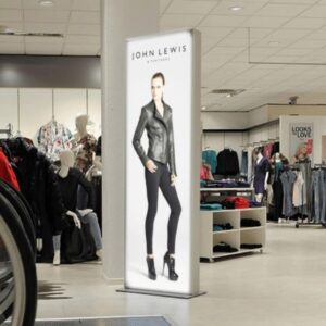 Premium LED Totem Poster Display for indoor use only