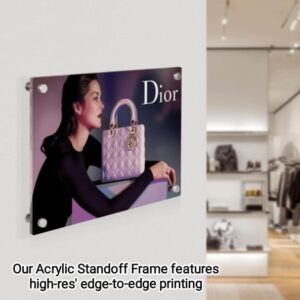 Supervue Acrylic Standoff Frames