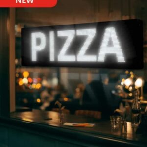 LED Scrolling Sign with white LEDs available in 3 different sizes - Scrolling LED Message Boards Ireland