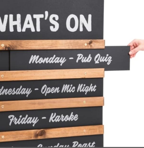 Sliding Display Chalkboard - Image 2