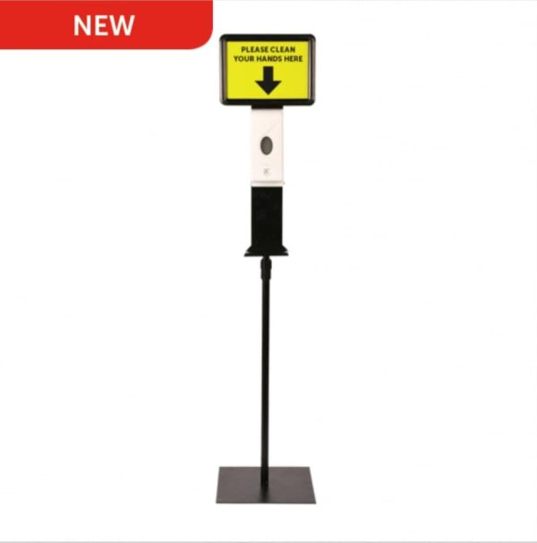 Freestanding Hand sanitizer Dispenser With A4 Poster Holder And No-touch Design. - Image 3