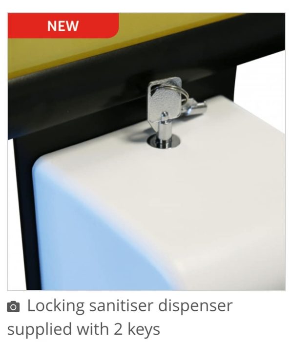Freestanding Hand sanitizer Dispenser With A4 Poster Holder And No-touch Design. - Image 8