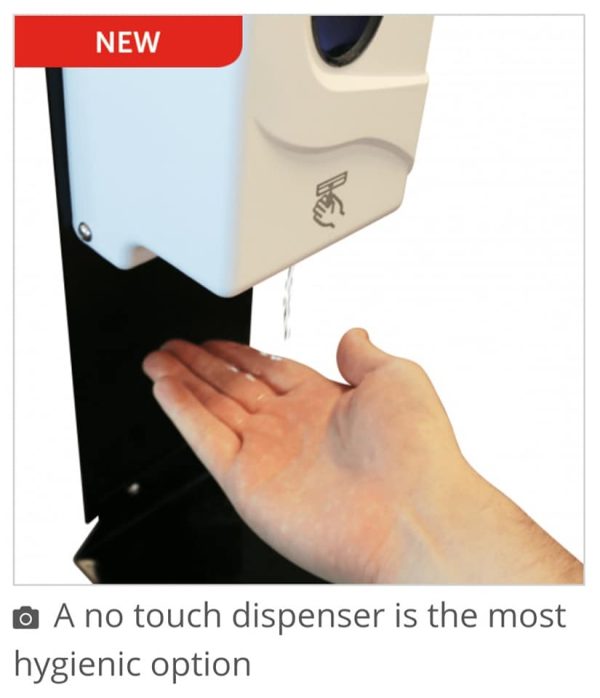 Freestanding Hand sanitizer Dispenser With A4 Poster Holder And No-touch Design. - Image 10
