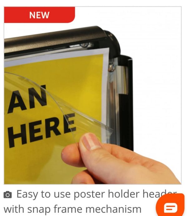 Freestanding Hand sanitizer Dispenser With A4 Poster Holder And No-touch Design. - Image 13