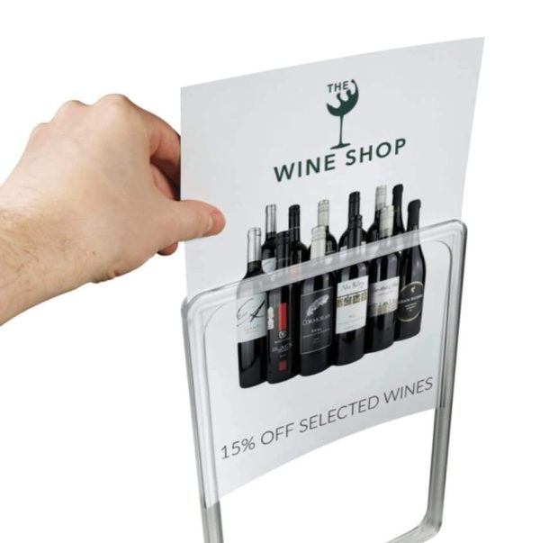 Freestanding Indoor Showcard Stand - Image 2