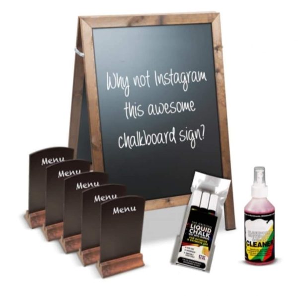 A2 Size Chalk-board Bundle Offer