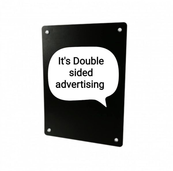Double Sided Chalkboard Window Display With Suction Cups - Image 2
