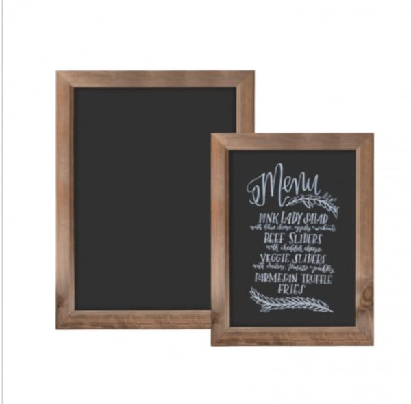 Top Quality Chalkboards With A Dark Wood Frame For Rustic Displays A3, A2 & A1 available - Image 2