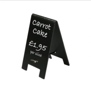 5 Mini Chalk A-Boards For Rustic Countertop Displays