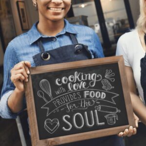 Top Quality Chalkboards With A Dark Wood Frame For Rustic Displays A3, A2 & A1 available