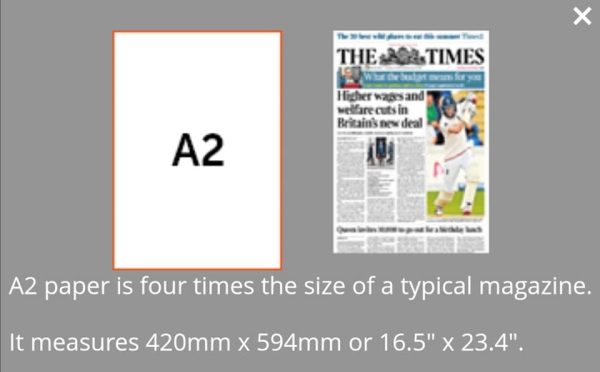 Top Quality Chalkboards With A Dark Wood Frame For Rustic Displays A3, A2 & A1 available - Image 8
