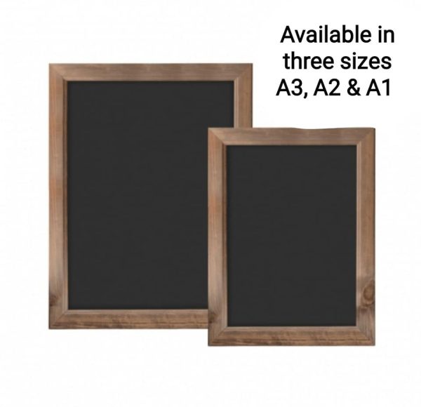 Top Quality Chalkboards With A Dark Wood Frame For Rustic Displays A3, A2 & A1 available - Image 10