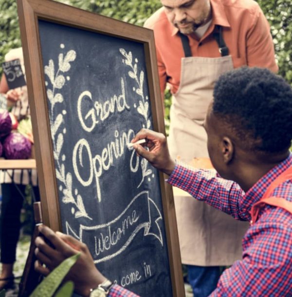 Top Quality Chalkboards With A Dark Wood Frame For Rustic Displays A3, A2 & A1 available - Image 11