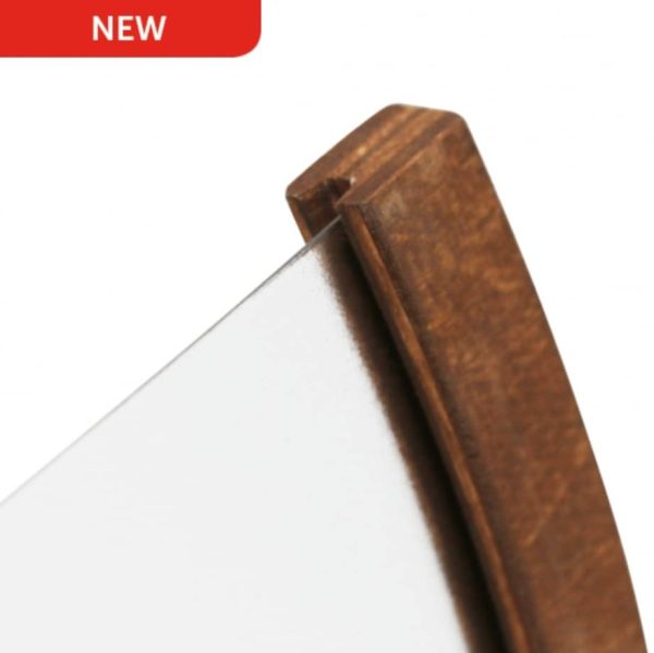 Curved Wooden Menu Sign Holder available in A4 & A5 sizes - Image 10