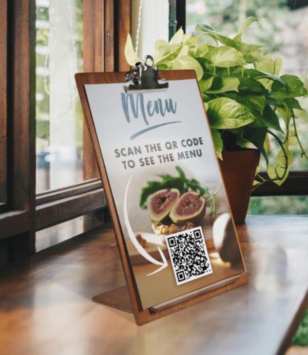 Rustic Wooden Menu Holder available in A3, A4 & A5 sizes - Image 17
