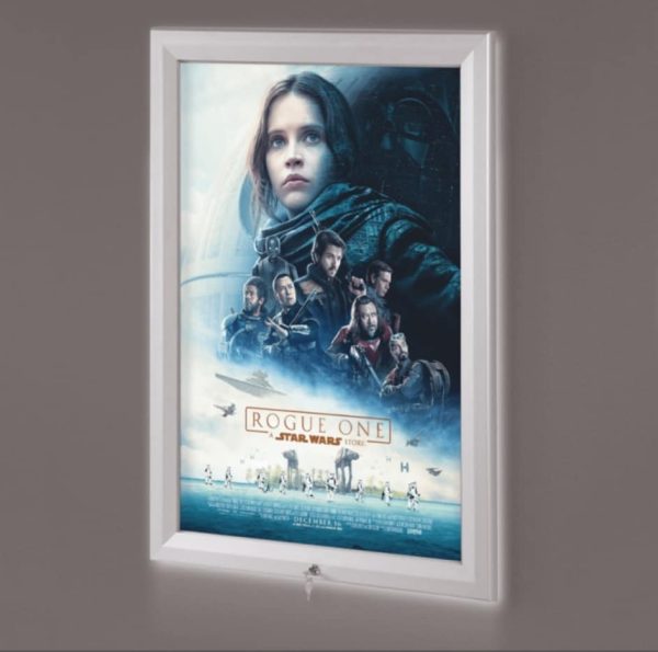Illuminated LED Poster Frame with a built in lock - Image 2