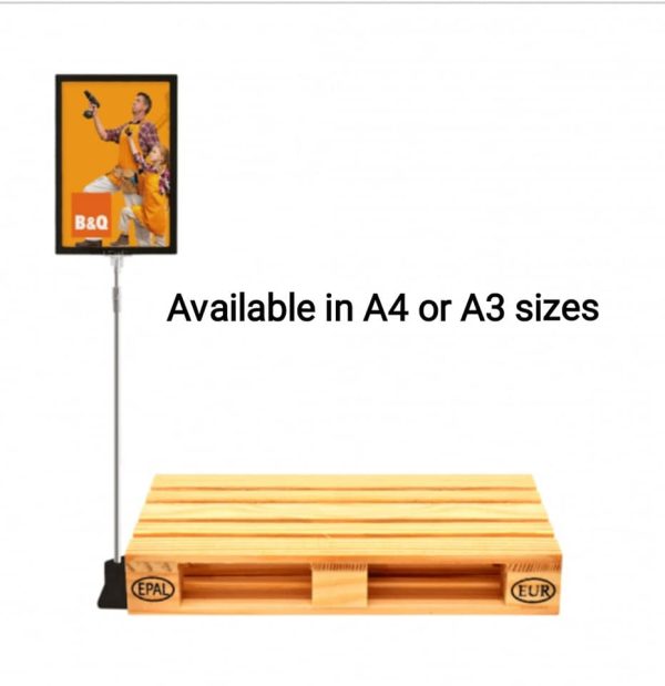 Outdoor poster stand available in A3 & A4 sizes. - Image 3