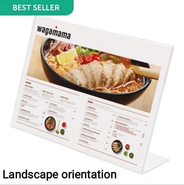 Single Sided Acrylic Tilted Poster available in A3, A4, A5, A6 sizes - Image 5