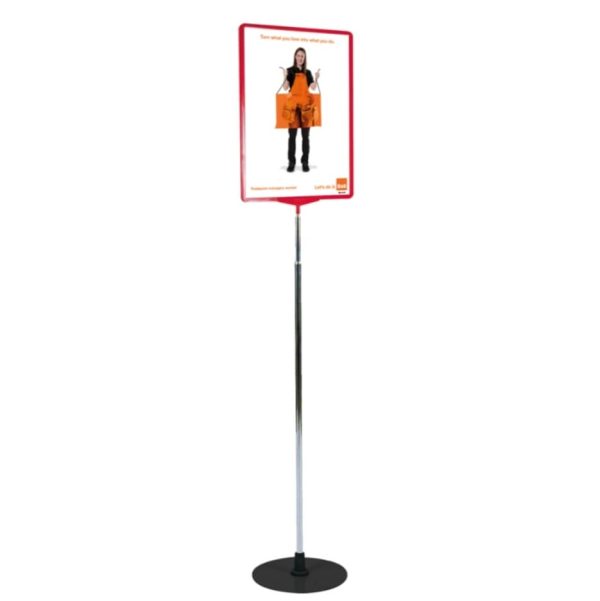 Our Large Showcard Stand 1.7 meters high is available in A3 & A4 sizes, for indoor & outdoor use - Image 5