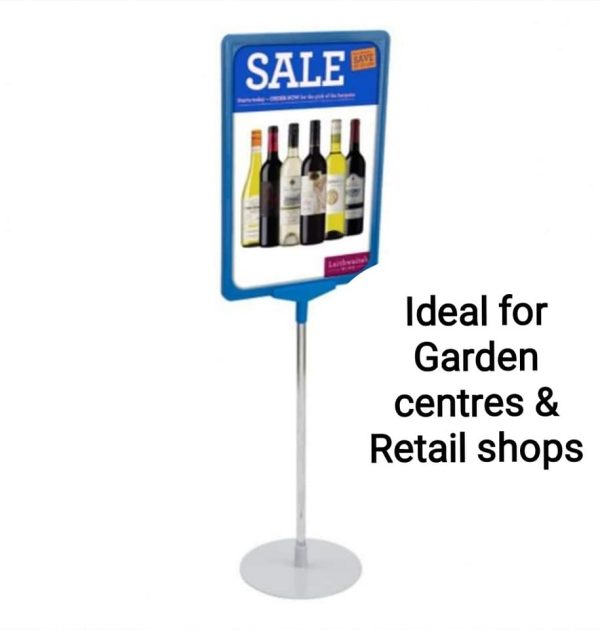 Small Showcard Stand available in A3, A4 & A5 sizes - Image 3