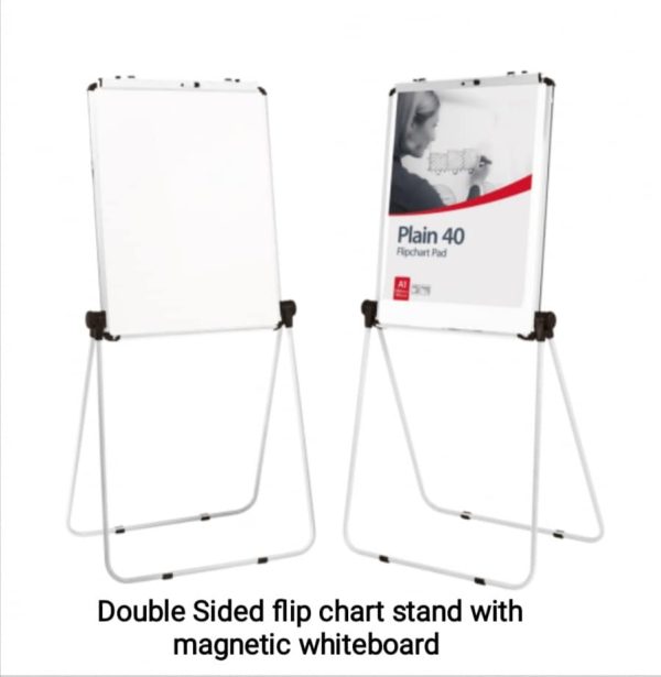 Free Standing Flip Chart Stand 650mm wide x 860mm high - Image 2