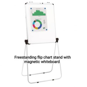 Free Standing Flip Chart Stand 650mm wide x 860mm high