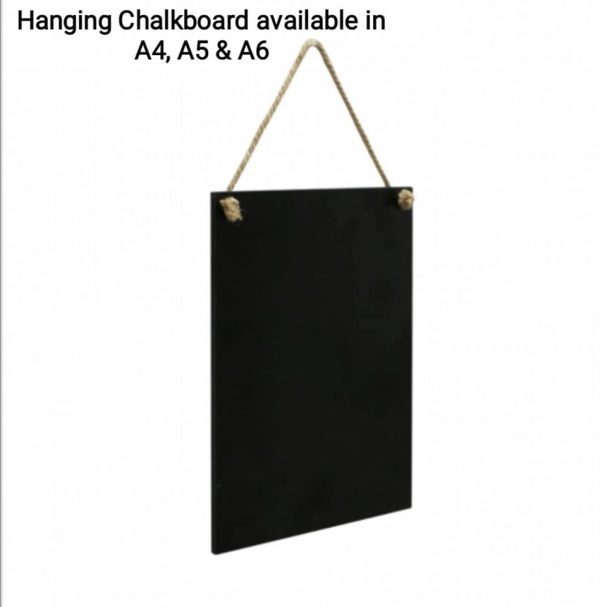 Hanging Chalkboard in A4, A5 & A6 sizes - Image 3