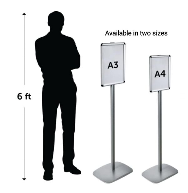 A3 and A4 Freestanding Snap frame - Image 5