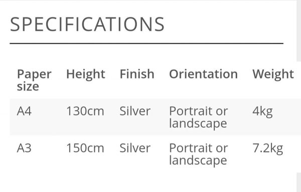 A3 and A4 Freestanding Snap frame - Image 7
