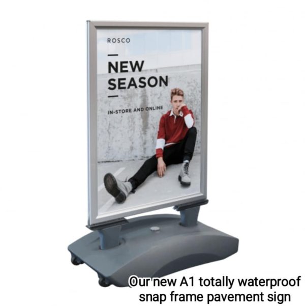 A1 Weatherproof Waterbase Pavement Sign - Image 2