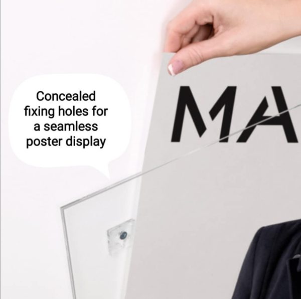 Wall Mounted seemless frame with hidden keyholes, available in 3 sizes. - Image 8