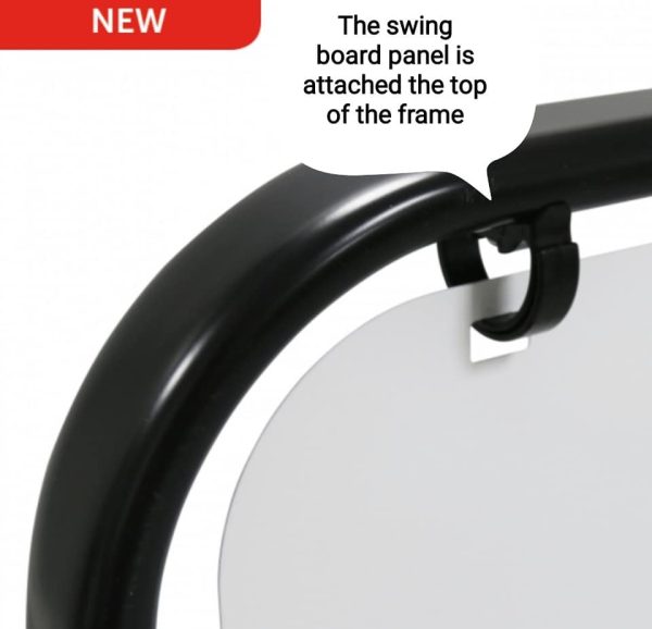 Black Waterbase Swing Board Sign 688mm wide x 1119mm high - Image 9