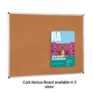 Aluminium frame Cork Notice Board available in 3 different sizes