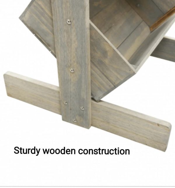 Solid wood free standing Crate Display Stand - Image 8