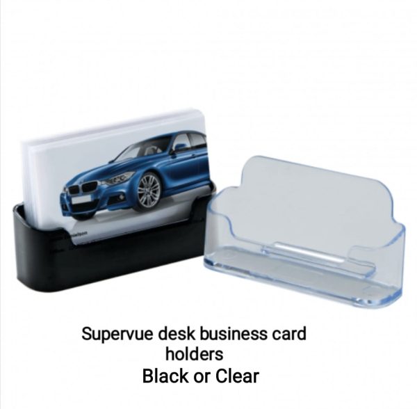Landscape Desk Business Card Holder