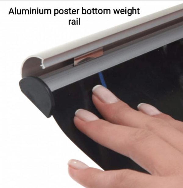 Ceiling hanging Aluminium or Black Poster Hangers in 4 different sizes - Image 4