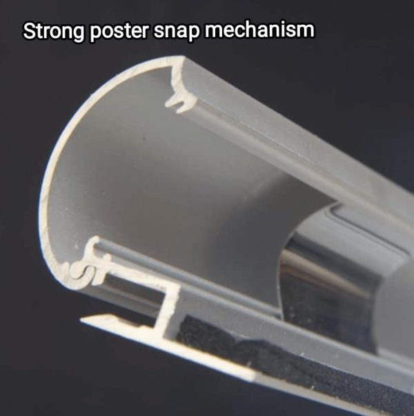 Ceiling hanging Aluminium or Black Poster Hangers in 4 different sizes - Image 5