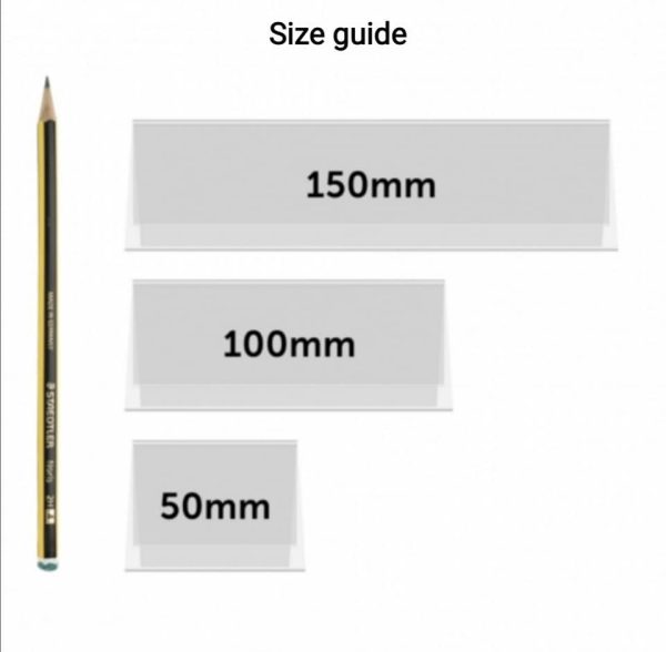 Acrylic Menu Card Holder Base available in 3 sizes - Image 3
