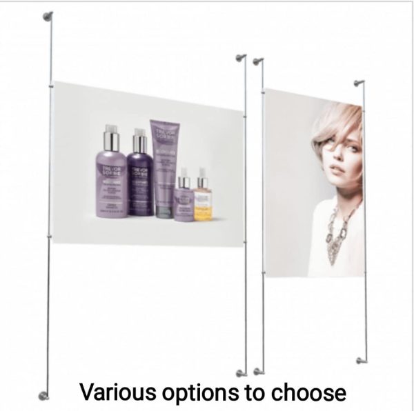 Wall Mounted Cable display Kit with portrait or landscape pockets, available in 5 different sizes - Image 3