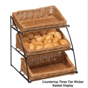 Our Three Tier Wicker Display stand