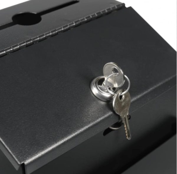 Metal Suggestion Box that can stand on counters or be mounted to the wall. - Image 5