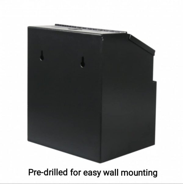 Metal Suggestion Box that can stand on counters or be mounted to the wall. - Image 6