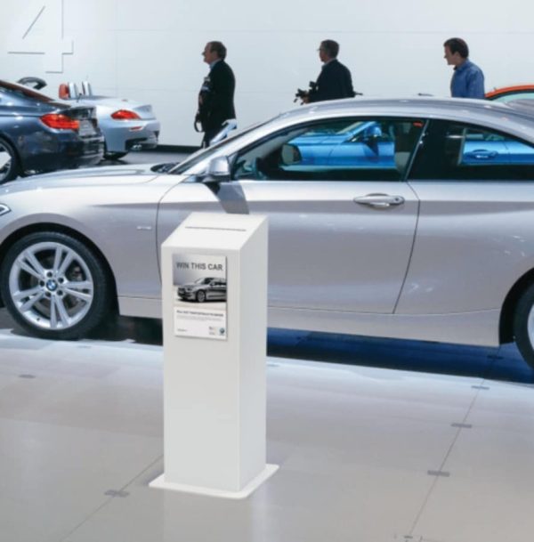 Large Floor Standing Ballot Box in white foamex - Image 3