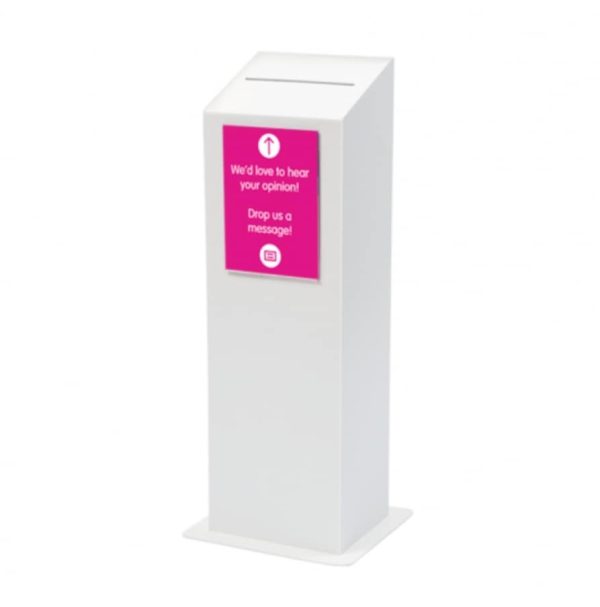Large Floor Standing Ballot Box in white foamex - Image 4