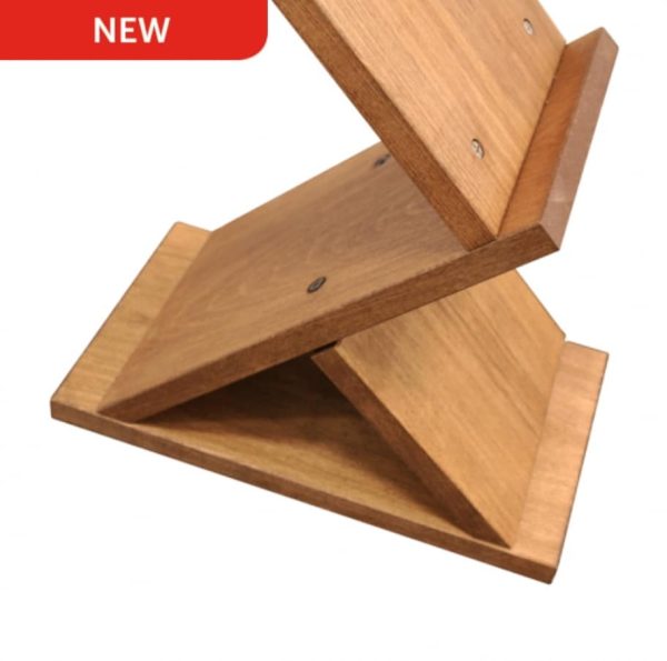 Zig Zag Wooden Display Stand for displaying magazines & literature A4 size - Image 6