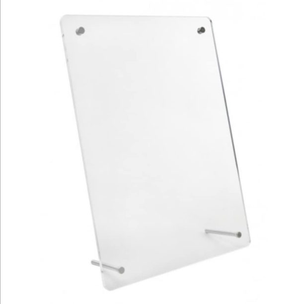 Counter top Show Card Photo Holder with modern framing element - Image 2
