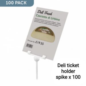 100 Deli ticket holder spike for prices & Promotions