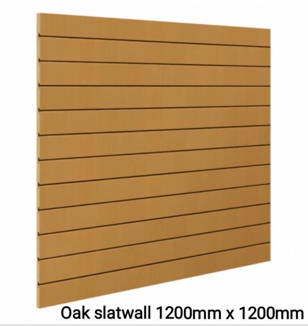 High quality, furniture grade slatwall panels for a customisable visual display in 5 different colours and 2 different sizes
