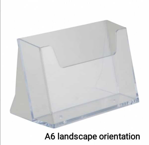 Counterstanding leaflet holder in A4, 1/3 A4 (third A4), A5 and A6 sizes - Image 5